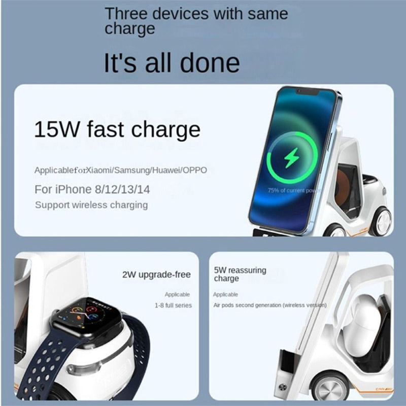 ForkLift Design Wireless Charger and Clock - 50% OFF Storewide Today Only