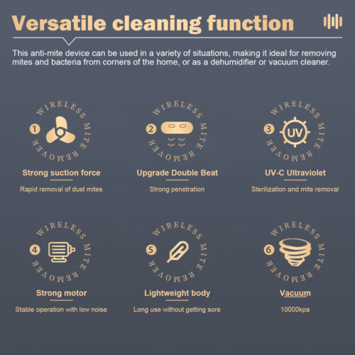 Dust Vacuum Cleaner and Bed Iron - 50% OFF Today Only